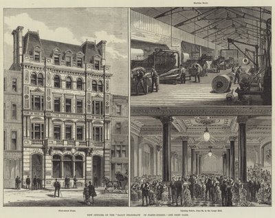Novos escritórios do Daily Telegraph na Fleet Street de Frank Watkins